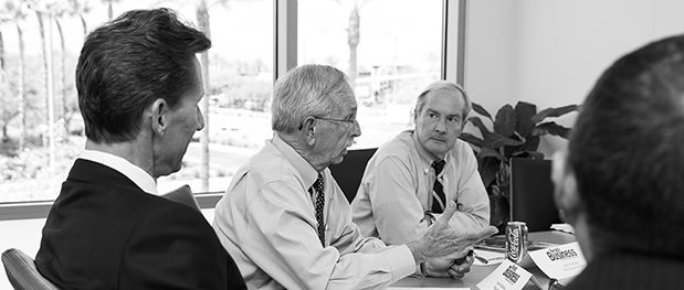 Nevada banking executives recently met at the Las Vegas offices of City National Bank to discuss the challenges in their industry.