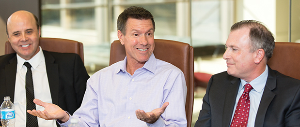 Executives representing the industry met at the Las Vegas offices of Gordon Silver to discuss the challenges of commercial real estate in Nevada.