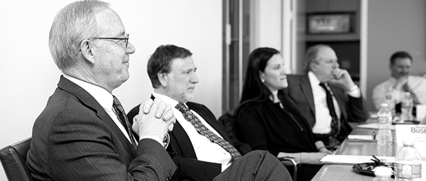 Attorneys throughout the state recently met at the Las Vegas offices of City National Bank to discuss the trends and challenges facing their industry.