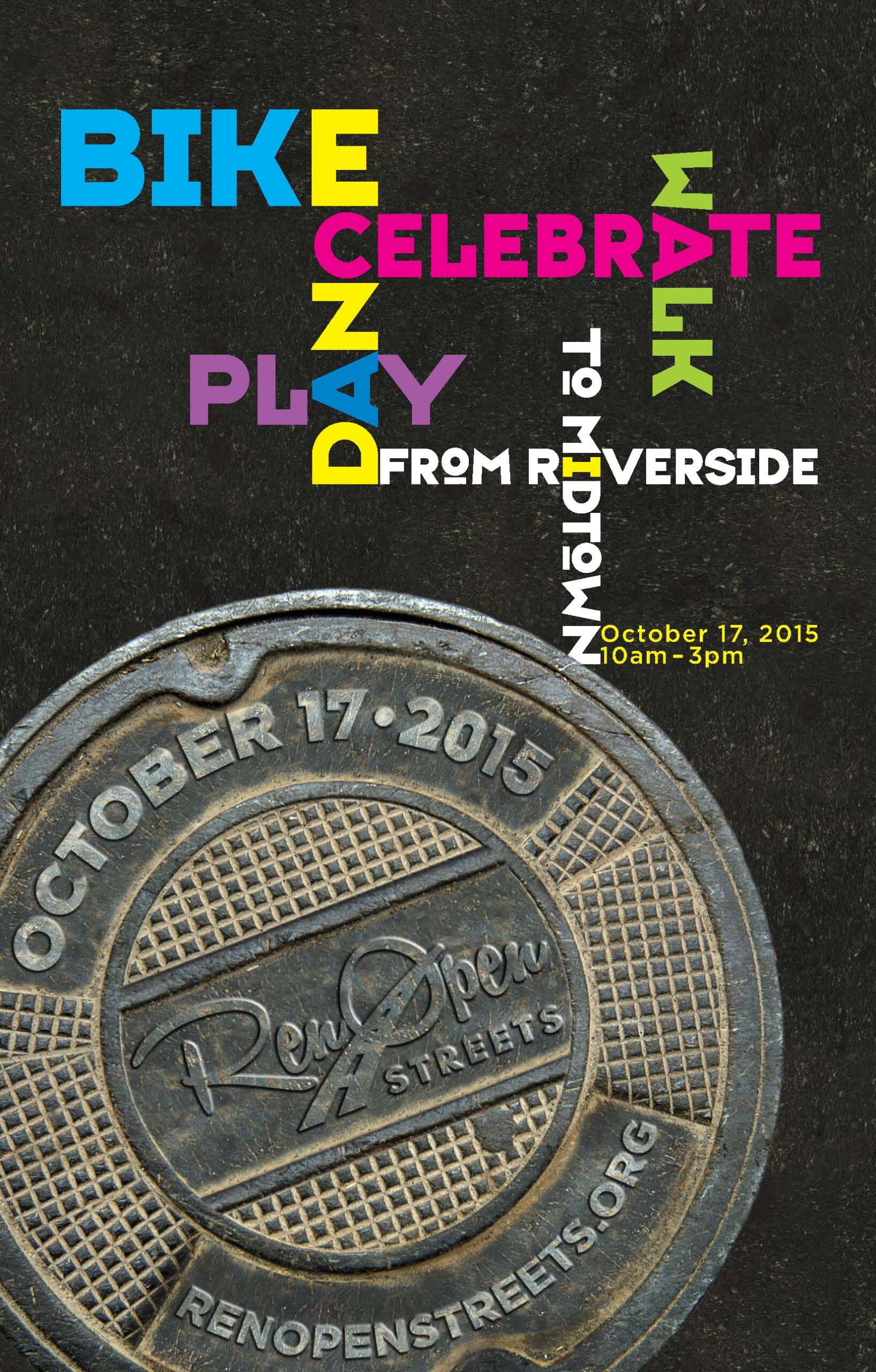 The global open streets movement comes to Reno Saturday, October 17, 2015 for RenOpen Streets.