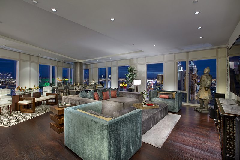 Lisa Escobar's "Asian High Rise Condo" design at The Residences at Mandarin Oriental on the Las Vegas strip is a finalist in HGTV's "Fresh Faces of Design."