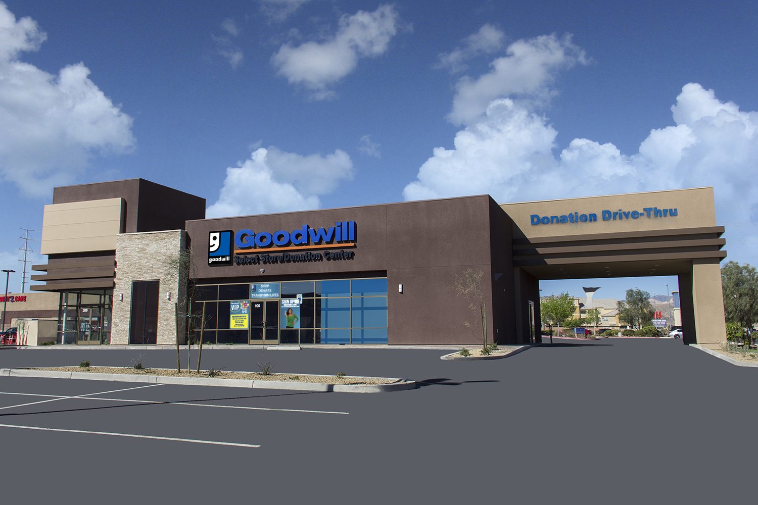 Goodwill of Southern Nevada’s first Goodwill Select Store with a Drive Thru Donation Center will officially open on April 15, 2016 at 9 a.m.