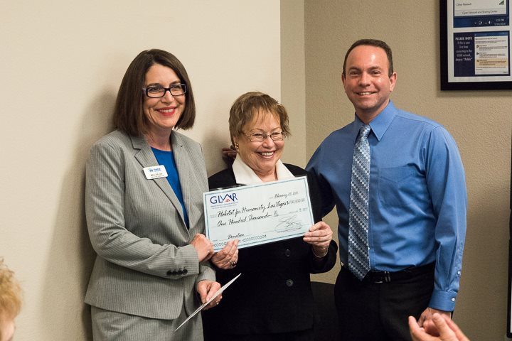 GLVAR donates to Habitat