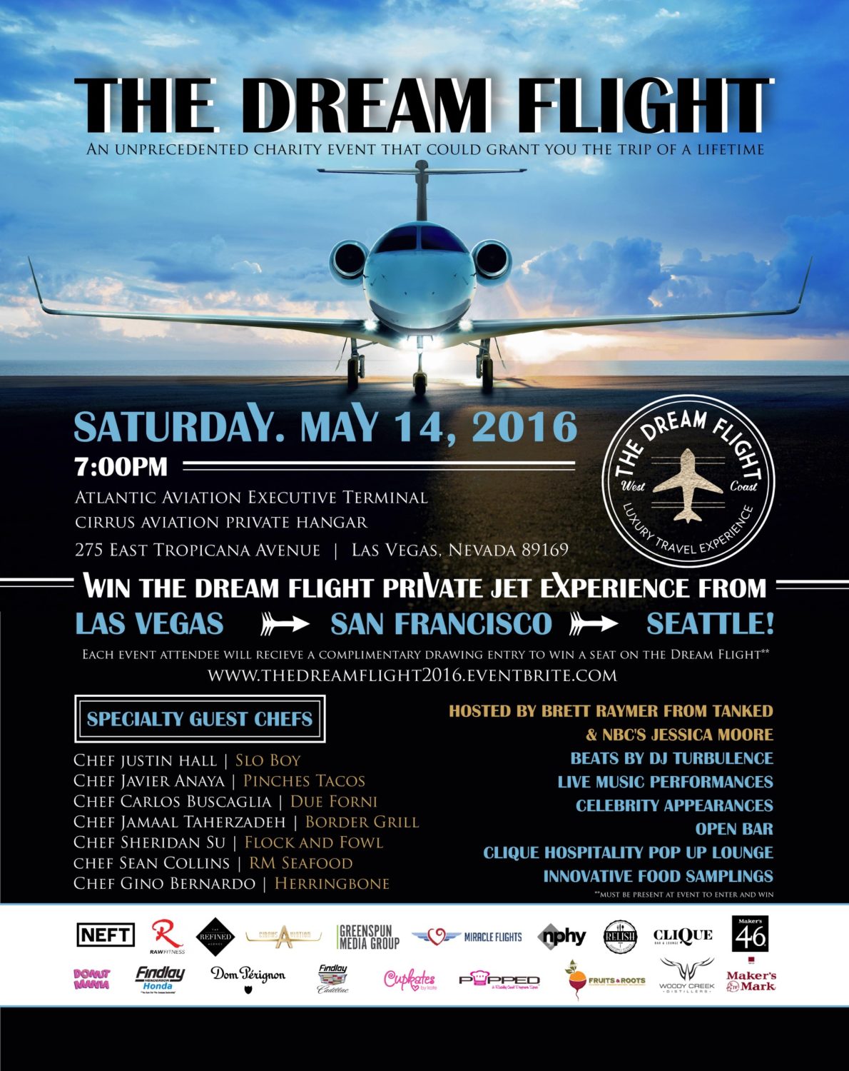 “The Dream Flight,” a fundraiser created by local influencers launches May 14, offering a chance for lucky winners to win a foodie flight on a private jet.