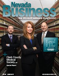 This year’s Legal Elite polling garnered 6,454 nominations of attorneys from across the Silver State, highlighting top attorneys as chosen by their peers.