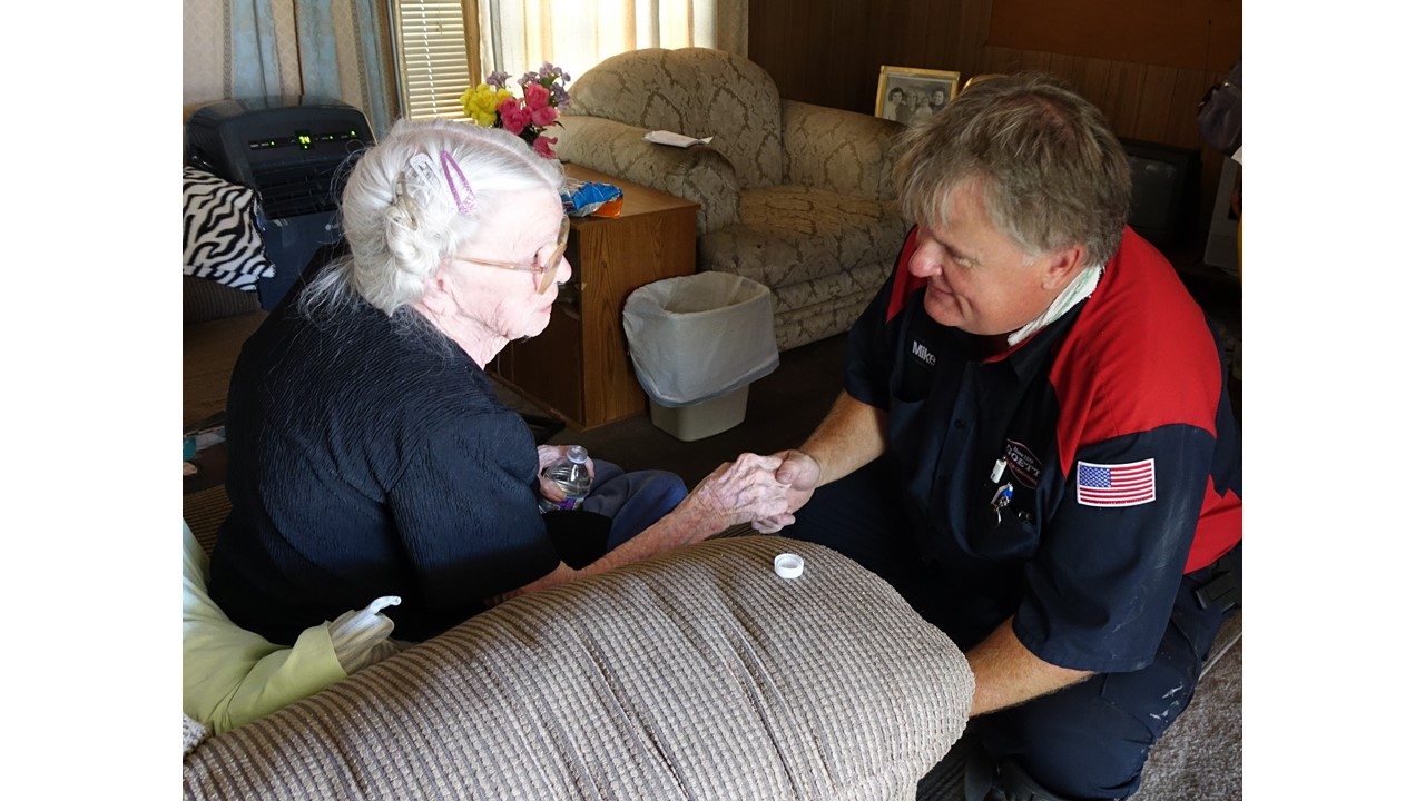 Jean Jackson is a 94-year-old Las Vegan who was relying on a two window air conditioners to cool her one bedroom trailer during Nevada’s brutally hot summer