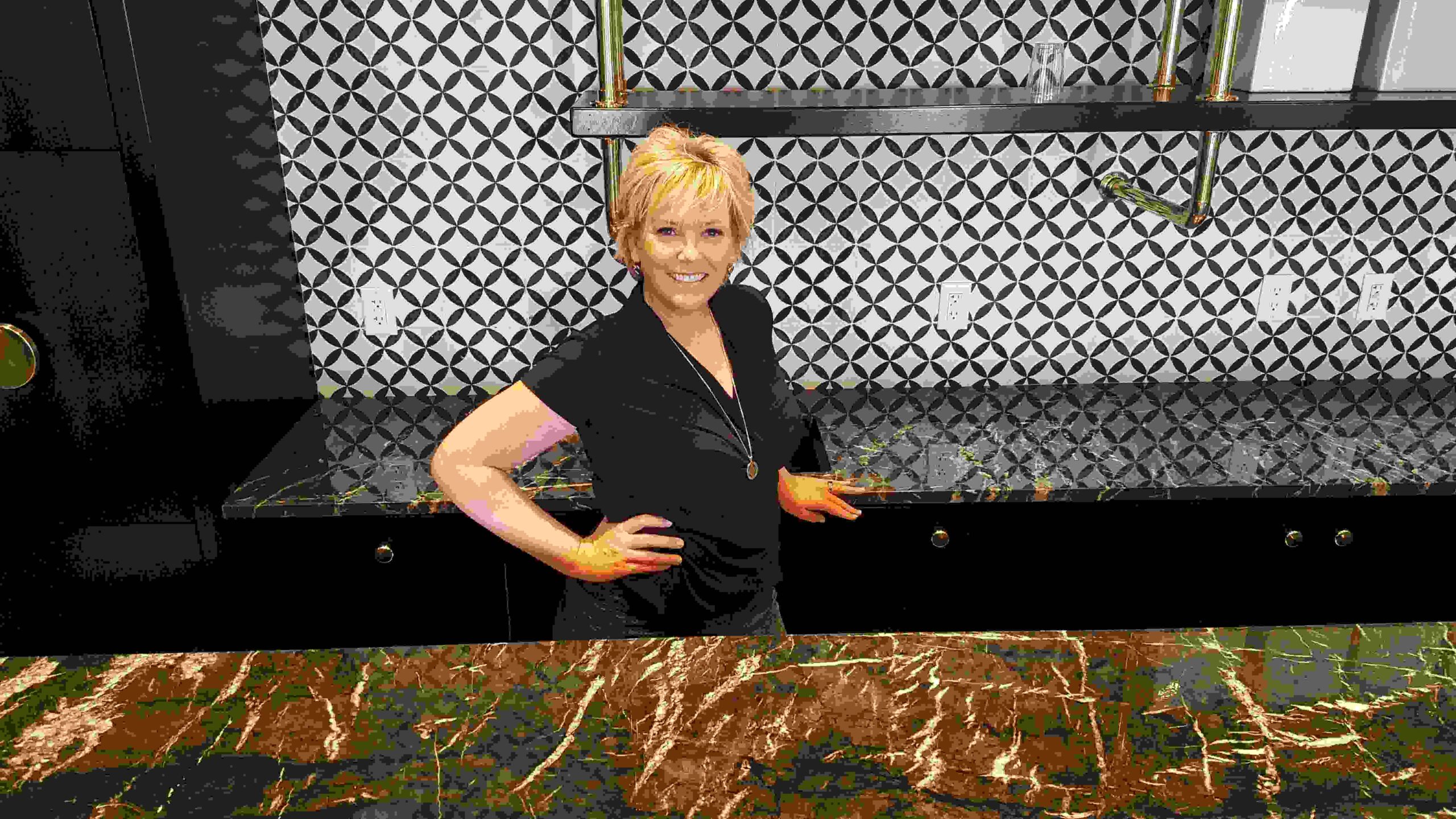 So the urban property uses TuffSkin Surface Protection to keep the bar tops in its luxe rooftop lounge looking new.