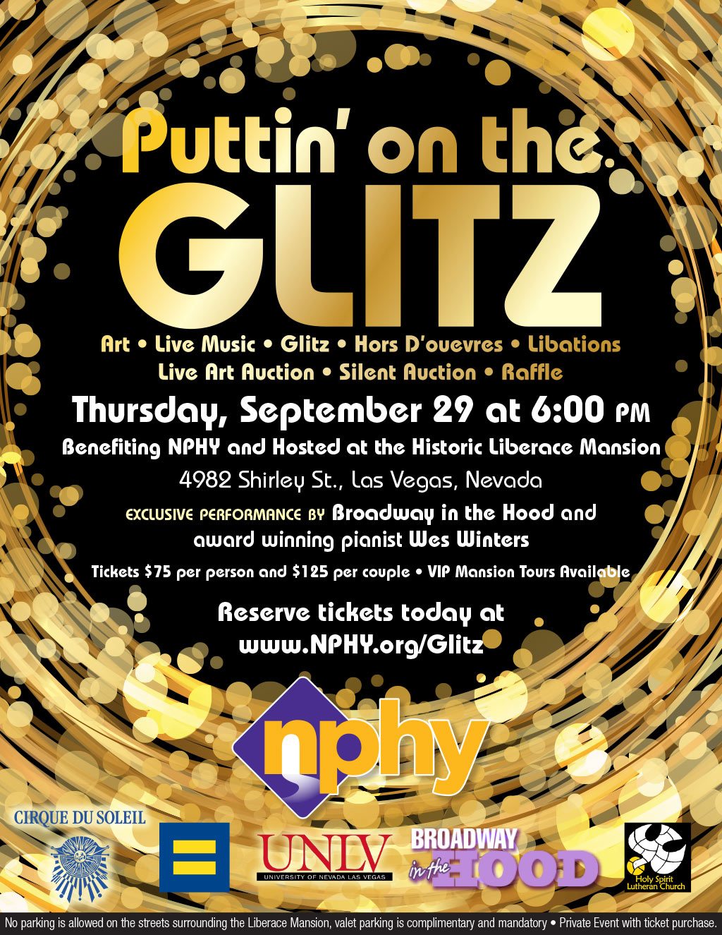 Join the historic Liberace Mansion as it hosts the fundraising event to benefit its neighbor, Nevada Partnership for Homeless Youth (NPHY.)