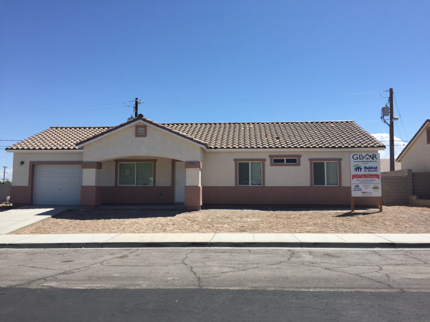 The Greater Las Vegas Association of REALTORS® (GLVAR) will dedicate a Habitat home for a local working family at an event on September 26.