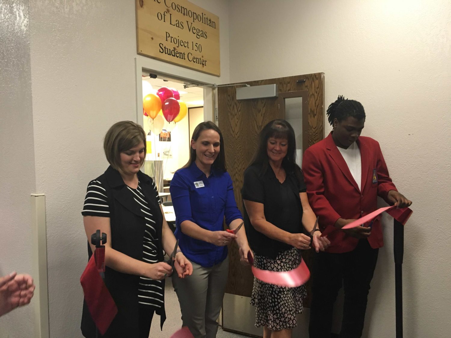 Desert Rose High School will celebrate the grand opening of The Cosmopolitan of Las Vegas/Project 150 Student Center.