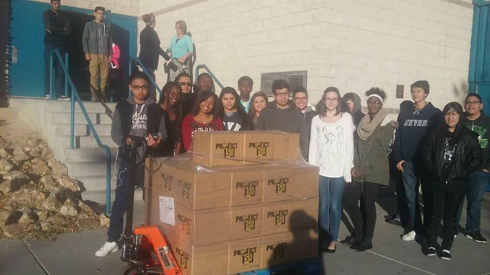 Project 150 is working to provide at least 1,500 local high school students and their families a Thanksgiving meal and neccessities for throughout the year