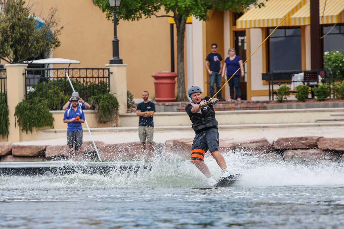 The exhilarating sport of cable wakeboarding has arrived in Nevada, and it’s only available at the Lake Las Vegas community’s private 320-acre lake