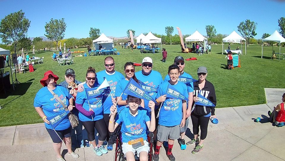 Local patients suffering from Crohn’s disease and ulcerative colitis and their families and friends raised nearly $40,000 at the recent Take Steps Community Walk
