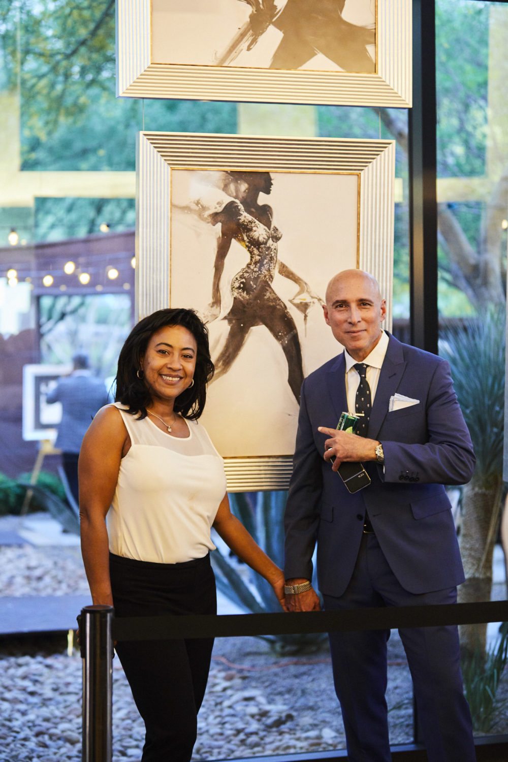 Alan Hunter raised $35,000 for Nevada Partnership for Homeless Youth on the first night of his public art exhibition at ASCAYA.