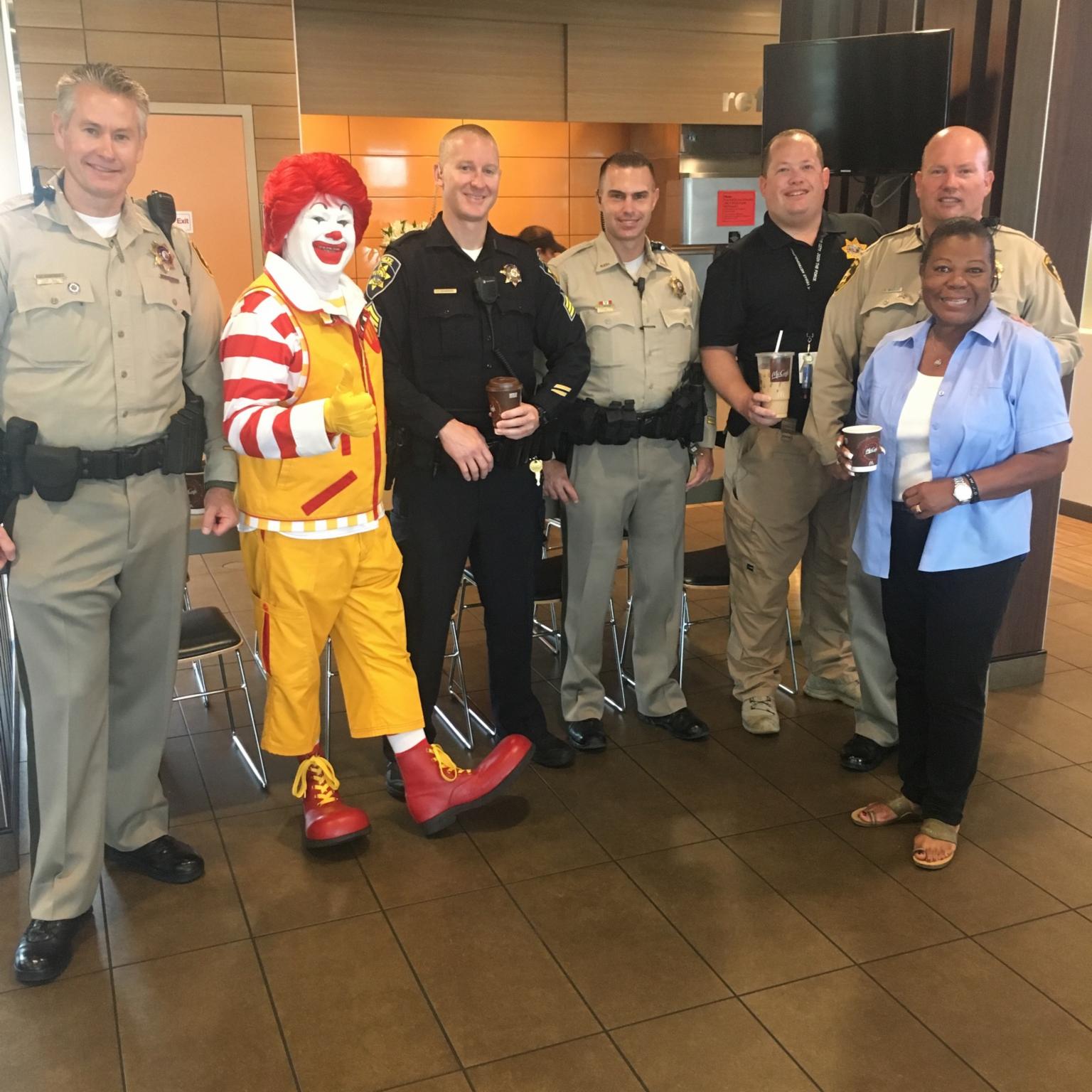 McDonald’s restaurants in Southern Nevada and members of local law enforcement teamed together to host the annual Coffee with a Cop event on July 25, 2017, from 8 a.m. to 10 a.m.