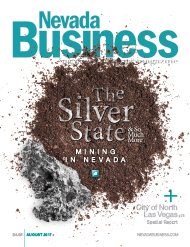 Nevada has been known as “The Silver State” since it entered the Union in 1864, but these days, it’s equally famous for gold, lithium, molybdenum and others