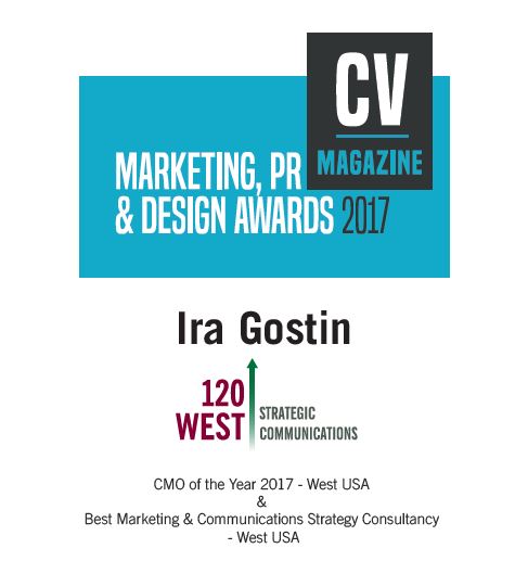 120 West Strategic Communications of Reno, Nevada, was named the top agency in the Western U.S. by Corporate Vision Magazine