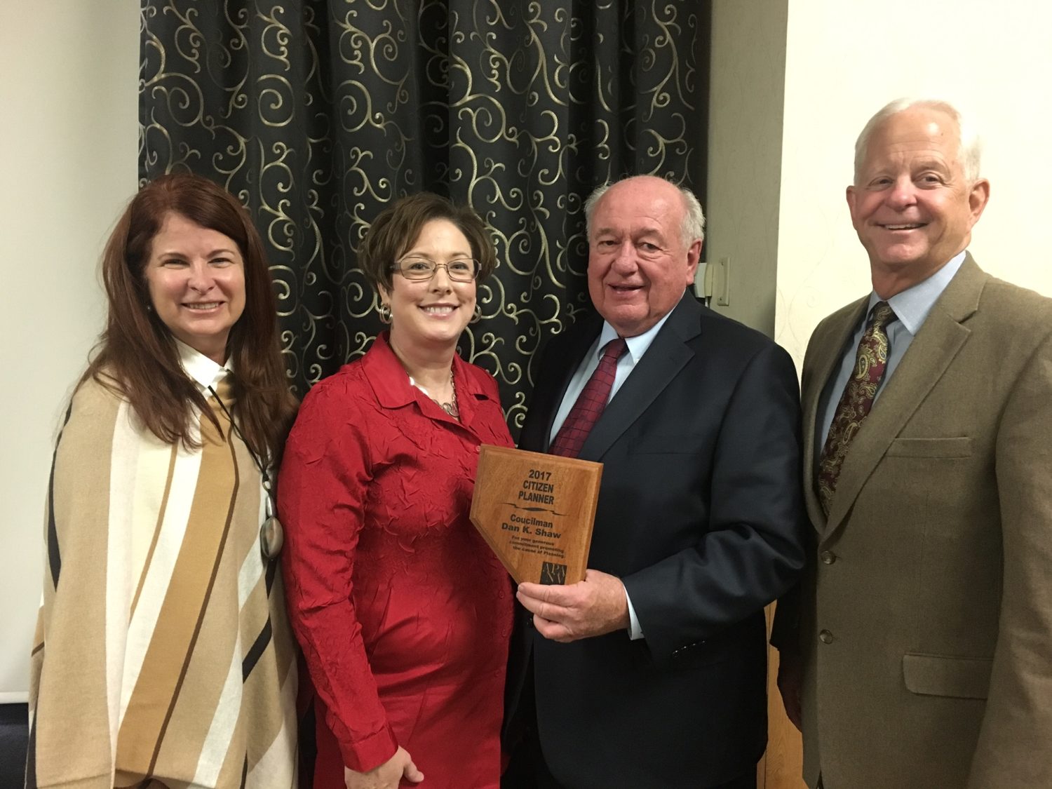 Dan Shaw was awarded the Nevada Chapter of the American Planning Association’s DeBoer Award for Distinguished Leadership as a Citizen Planner