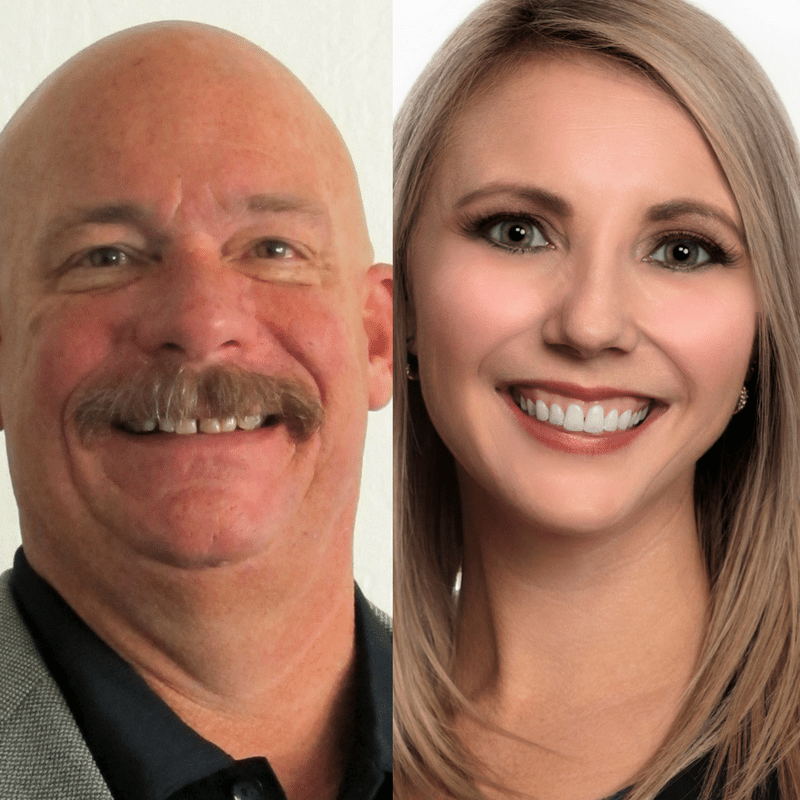 Erich Schmitt and Katie Silva have been elected to the board of NCET, a non-profit that produces networking events to help explore technology.
