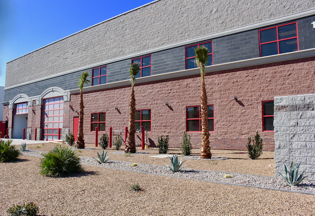 Hirschi Masonry, a premier masonry contractor based in southern Nevada, is proud to announce the completion of work at Firetrucks Unlimited.