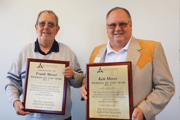 On Wednesday, February 7, The Foundation Assisting Seniors held their Annual Appreciation Dinner, where they awarded their 2017 Person of the Year.