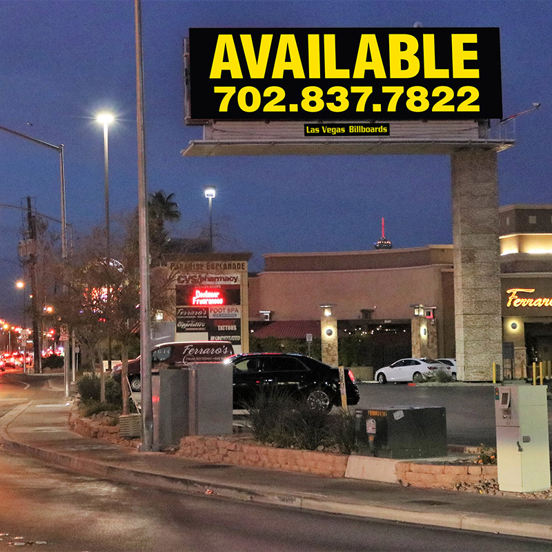 Las Vegas Billboards LLC (LVB) acquired two high-profile billboards for an undisclosed price, giving it 20 digital billboard faces to complement its traditional static inventory.