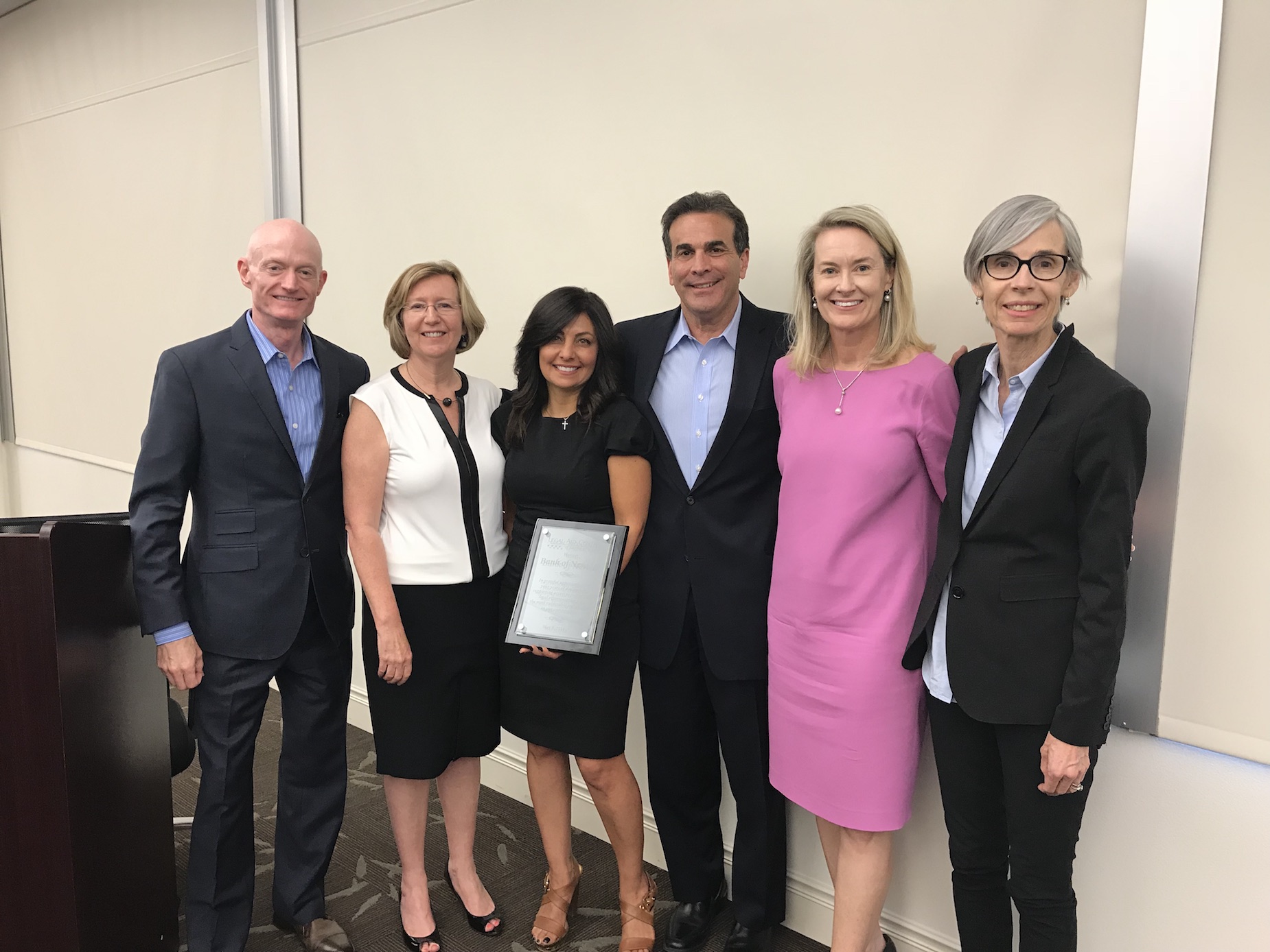 Bank of Nevada was recently recognized for its extraordinary efforts to help increase the availability of legal aid services for those who are unable to afford it.
