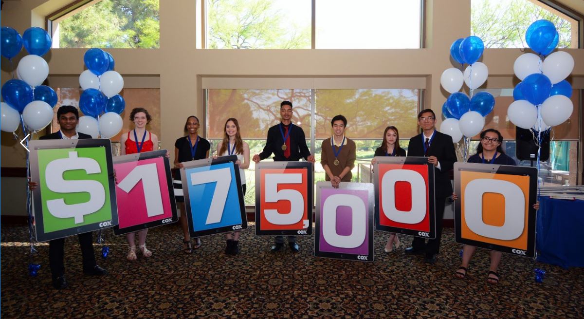 Cox Las Vegas distributed $35,000 in diversity scholarships to 10 college-bound, high school seniors as part of its annual Cox Diversity Scholarship program during an annual ceremony on April 26 at TPC Summerlin.