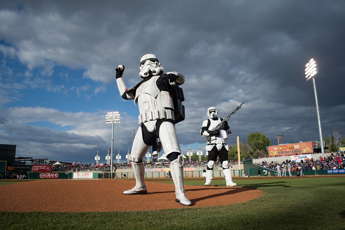 A self-proclaimed failed junior varsity athlete, this season, David Calvert celebrates 10 years as the official team photographer for the Reno Aces.
