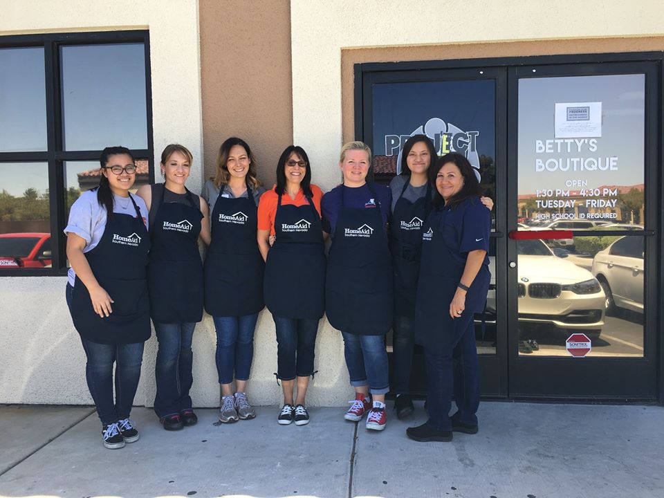HomeAid Southern Nevada helped give homeless and disadvantaged high school students a stylish new place to shop for clothes, shoes and accessories.