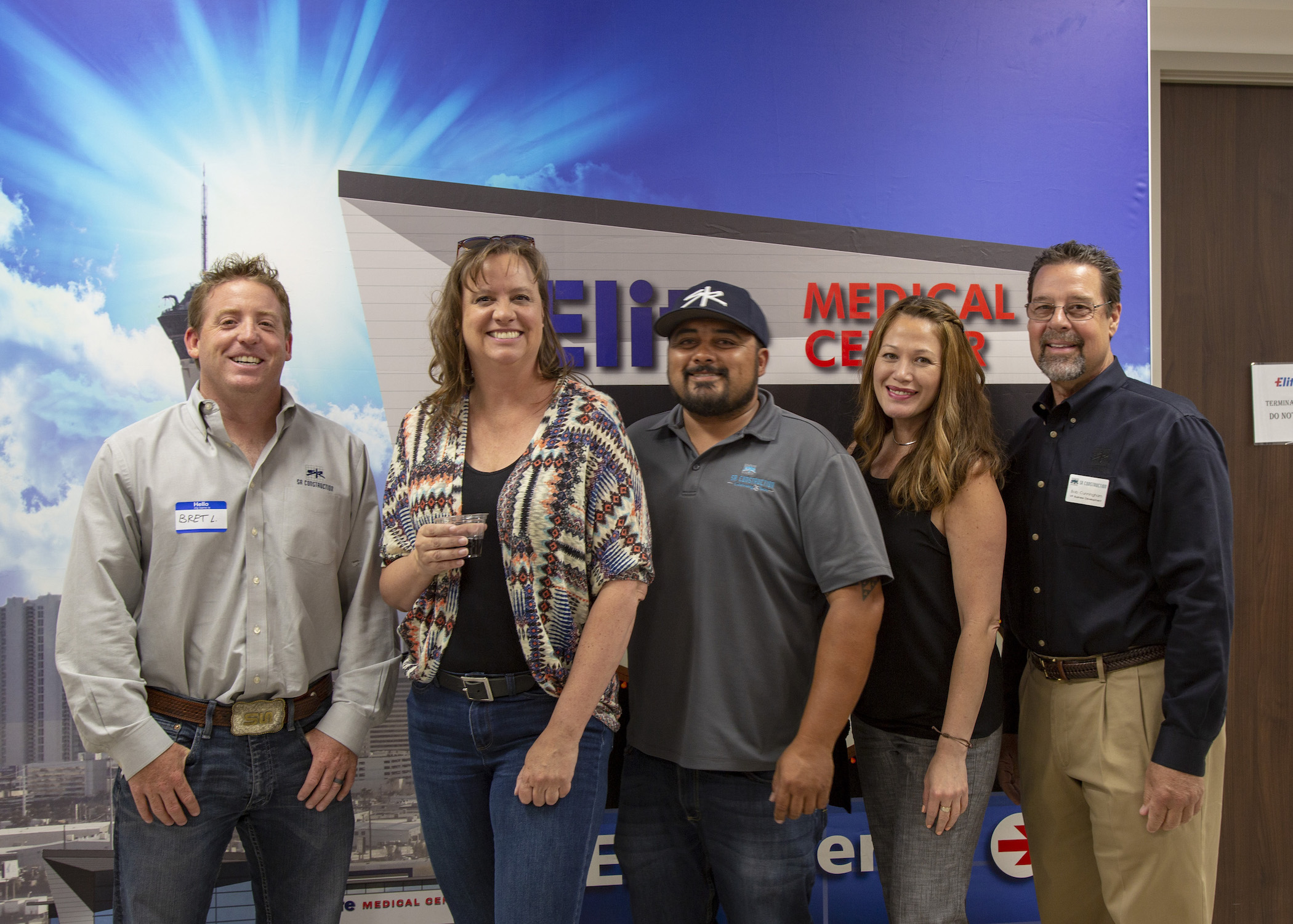 SR Construction recently attended the Open House Celebration of the Elite Medical Center.