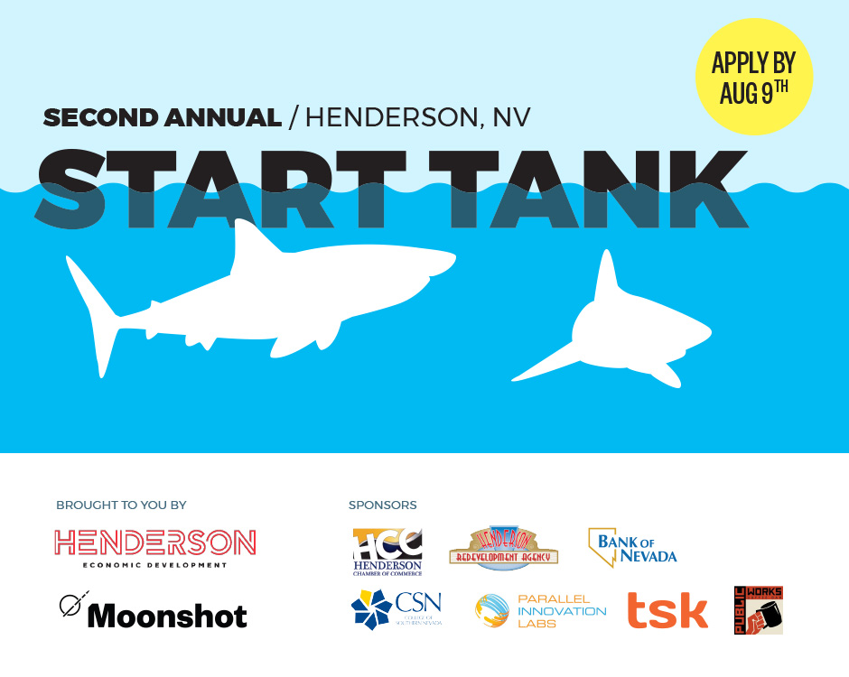 The City of Henderson in partnership with NACET is looking for entrepreneurs with the next great business idea to take the jump into the City’s Shark Tank.
