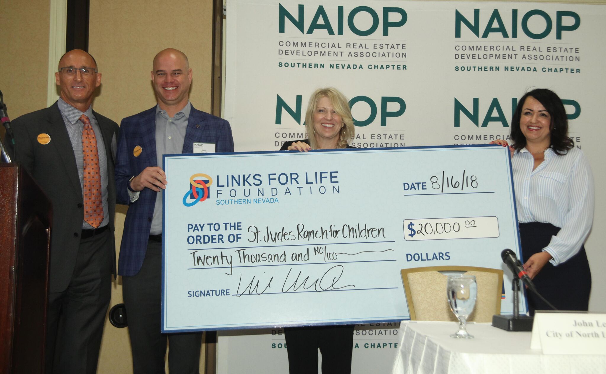 NAIOP Southern Nevada’s community project “Getting Dirty for a Cause” has received sizable donations for their project with St. Jude’s Ranch for Children