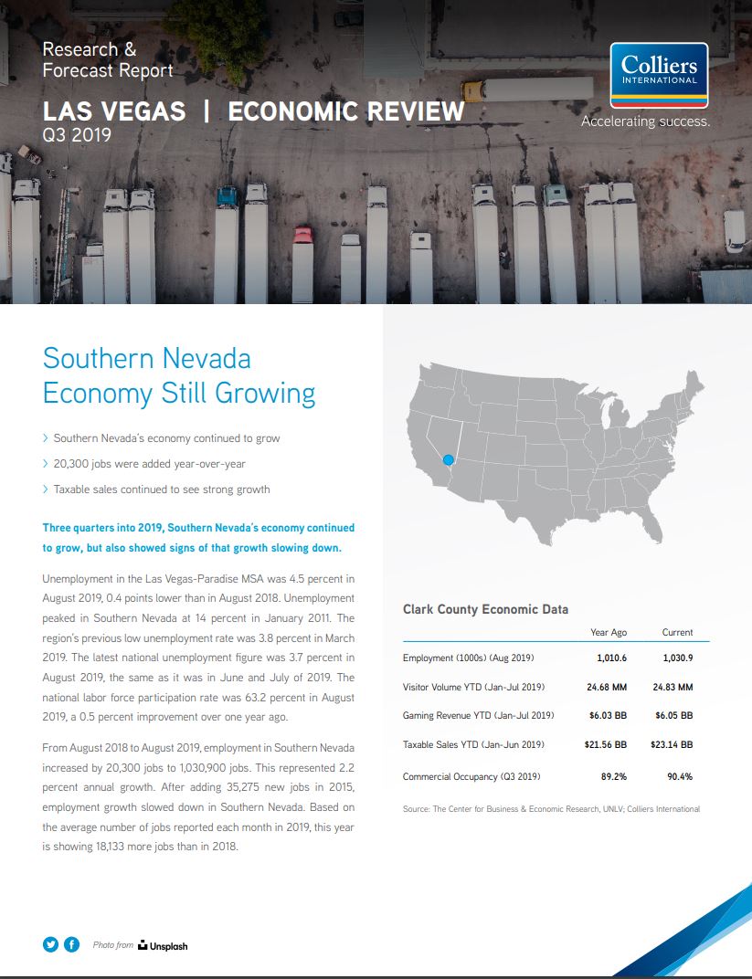Colliers International-Las Vegas Q3
