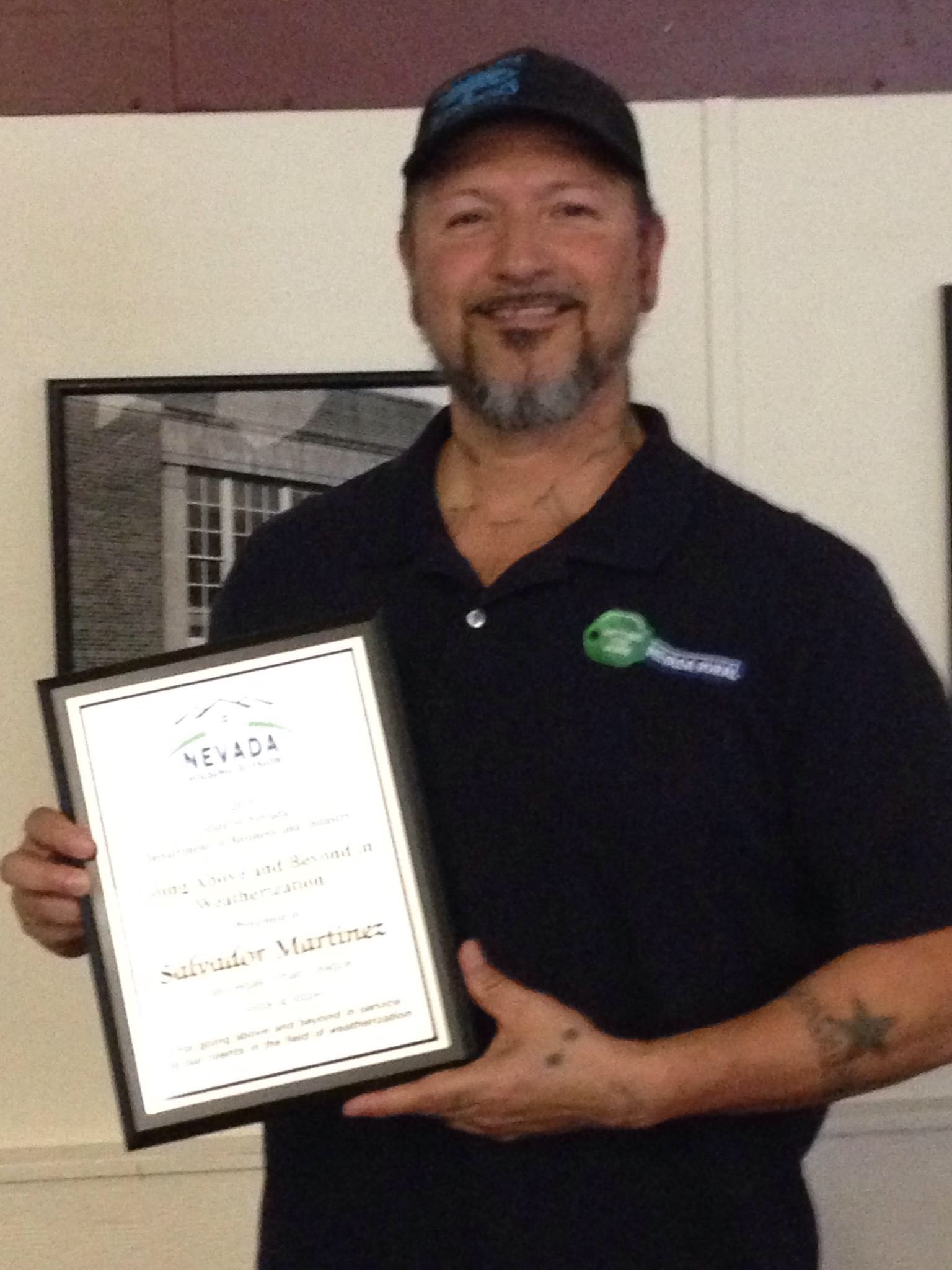 Salvador "Sonny" Martinez, NRHA Weatherization Inspector