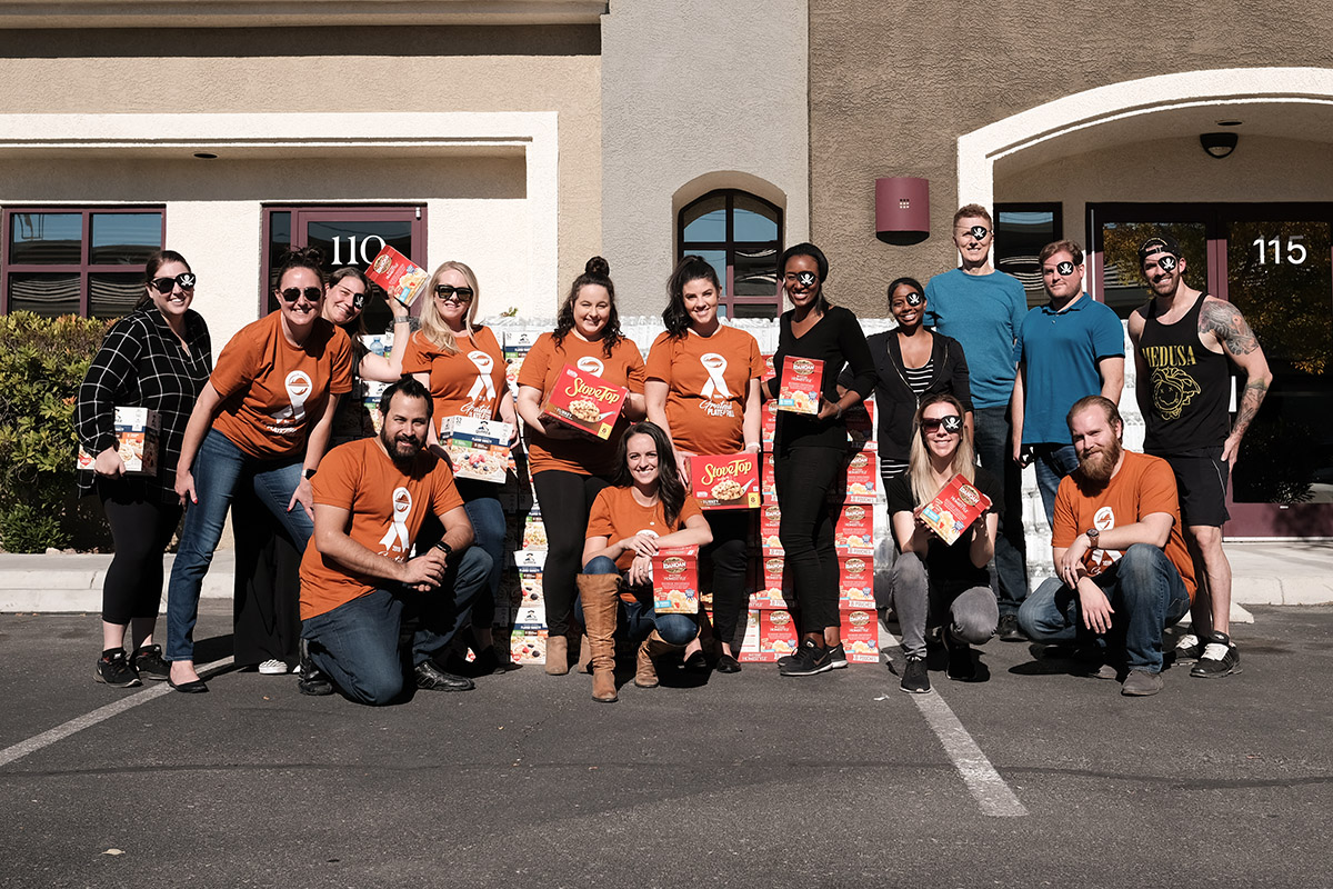 MassMedia - Catholic Charities food drive 2019