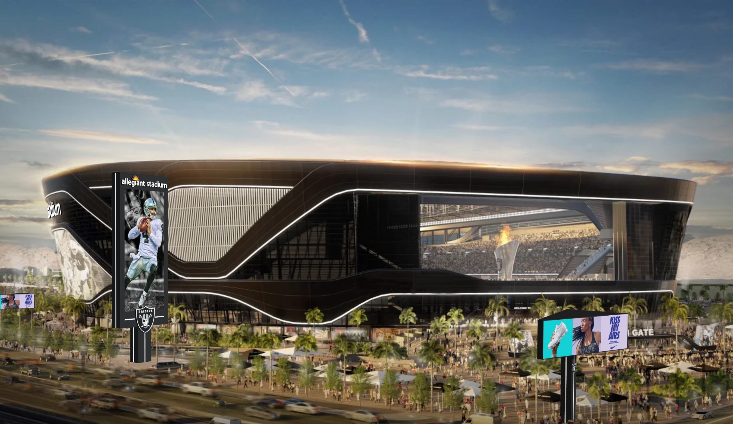 Allegiant Stadium - Site w Billboards (1)