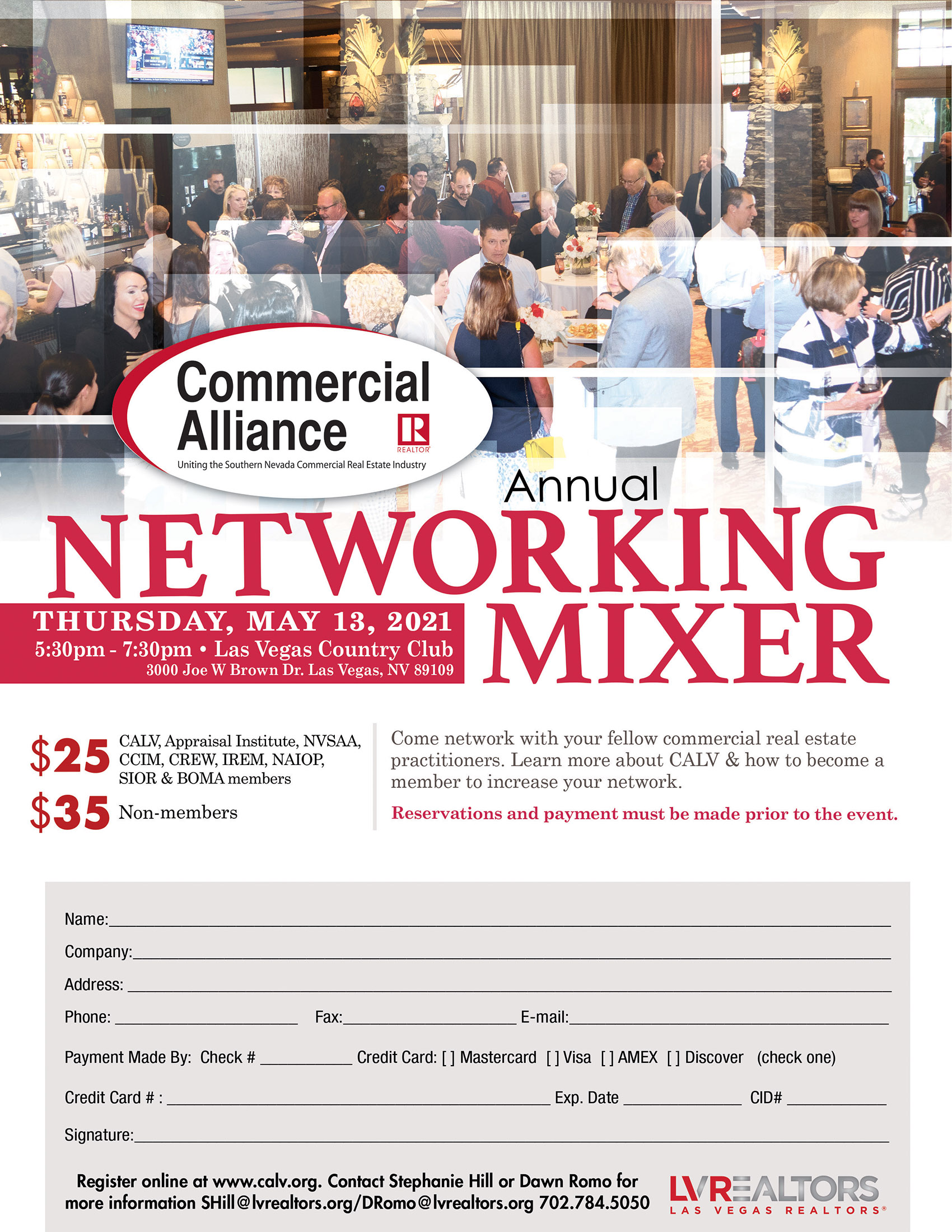 CALV is hosting its spring mixer May 13.