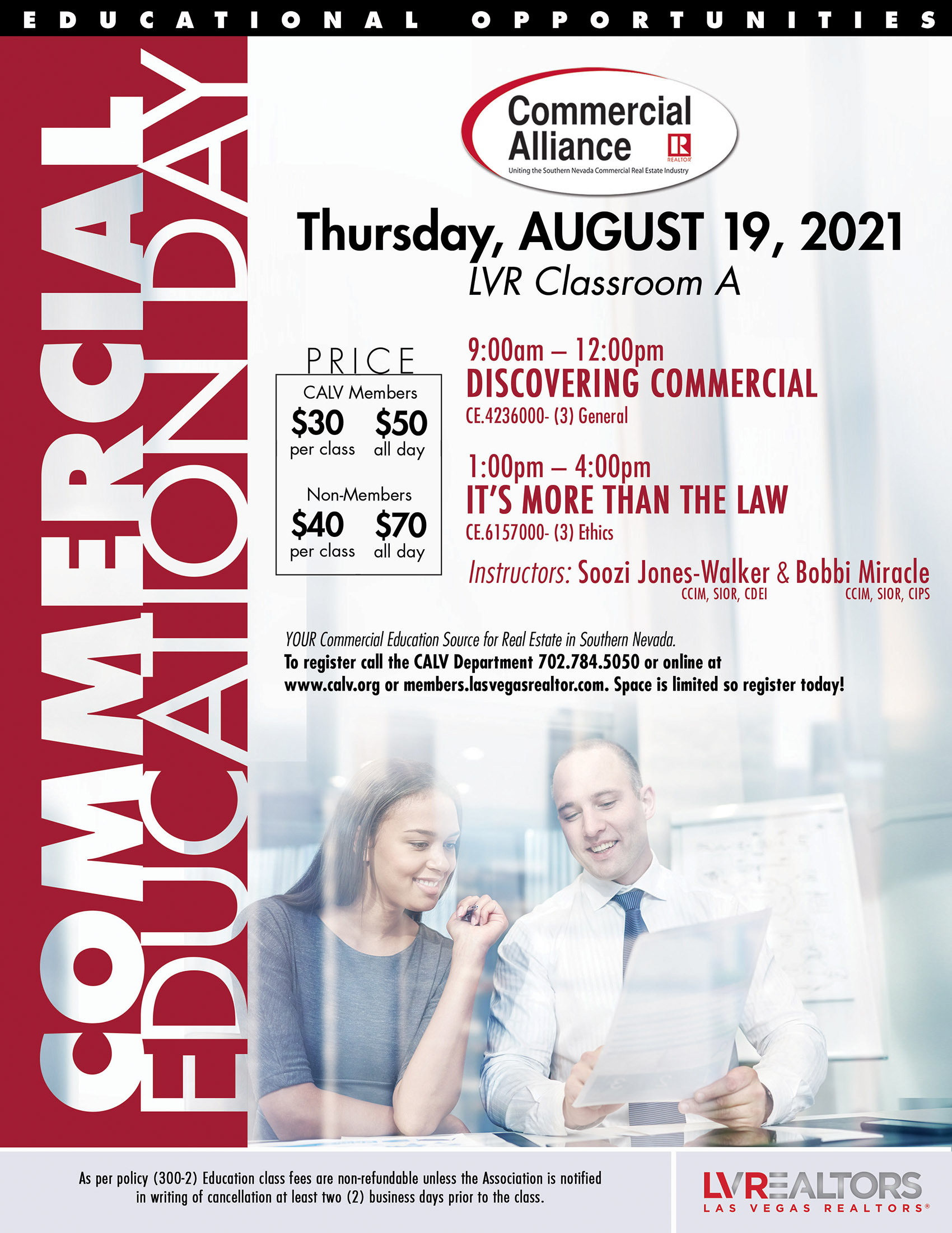 CALV hosts its next Commercial Education Day on Aug. 19