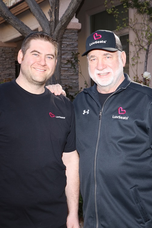 LuvSeats Co-Founders Les and Darcy Silver