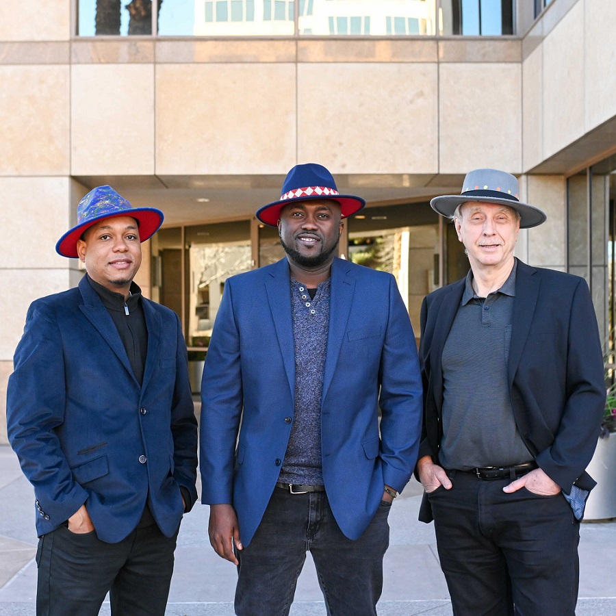 photo from left to right: Tommy Richardson, Moses Kusasira, Ed Hohmann