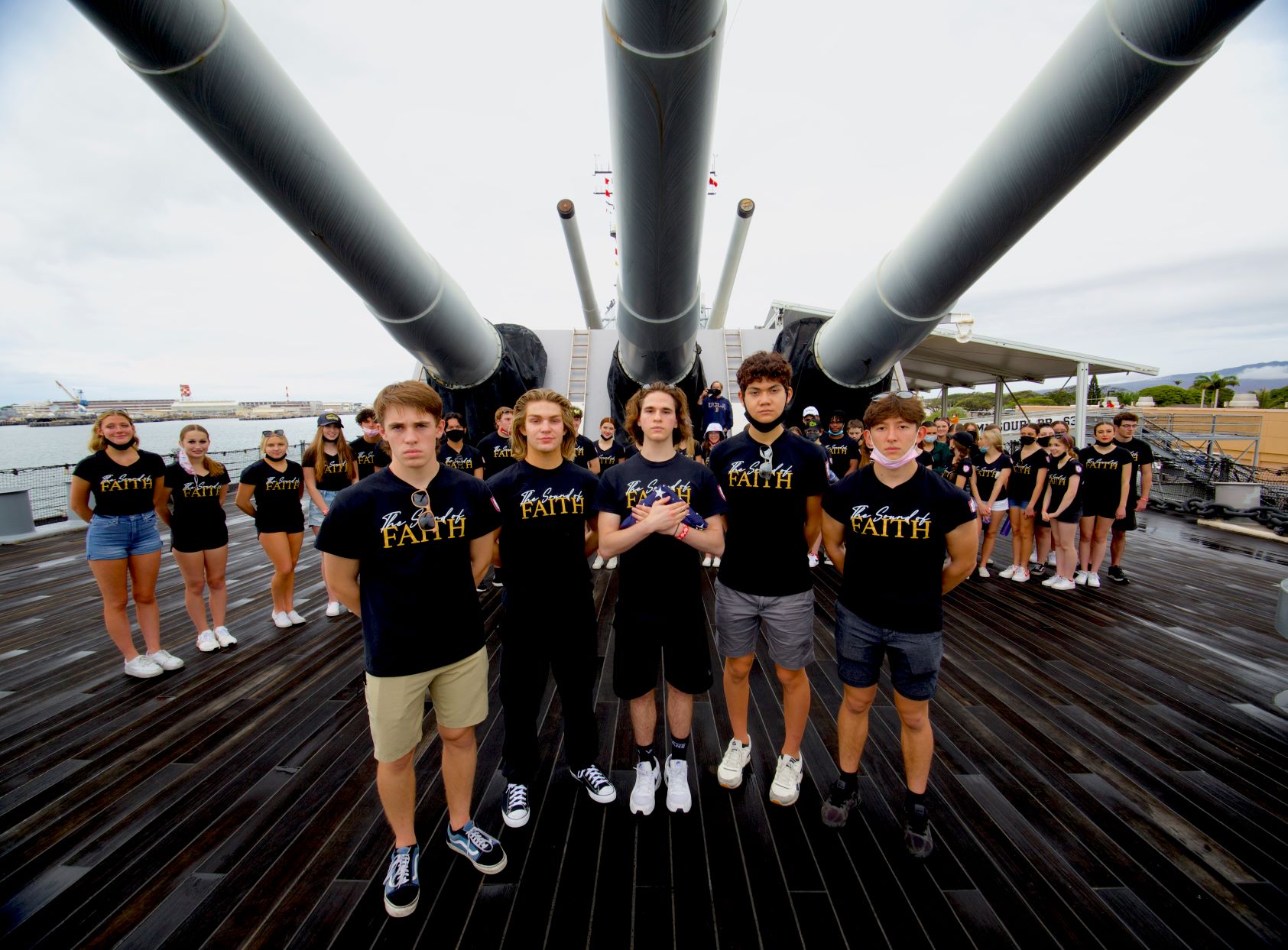 Revelation performs at the 80th anniversary Pearl Harbor Commemoration Concert Series in Honolulu