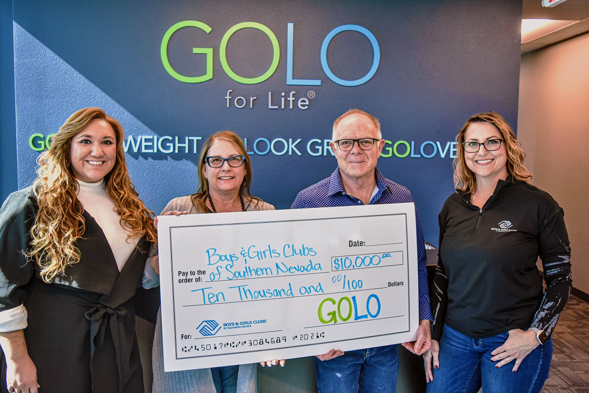 GOLO Donates 10K to Boys and Girls Clubs of So. NV.sm-0e7539a6