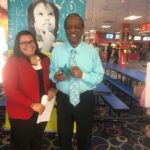 Christine Juarez, JASN, and Ken Edwards, Volunteer of the Year winner