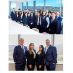 J.P. Morgan Private Bank team led by David Garcia (top image, bottom row right), JPMorgan Commercial Banking team led by Michael Woodfield (bottom image, on the left).