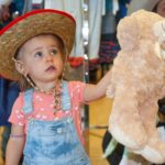 Little Girl & Teddy Bear for pockets