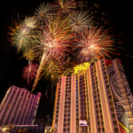 Fireworks at the Plaza