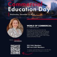 CALV commercial real estate classes Dec. 17 and 18.