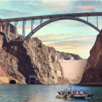 Rafting Group Below the Hoover Dam;