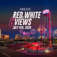 Promotional Graphic for “Red, White & Views” Aboard LIFTOFF at AREA15
